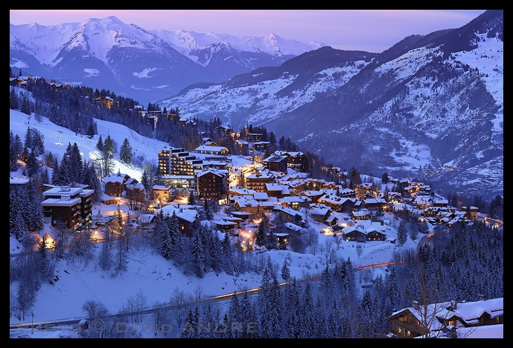 Courchevel skidorp les trois vallées luxe