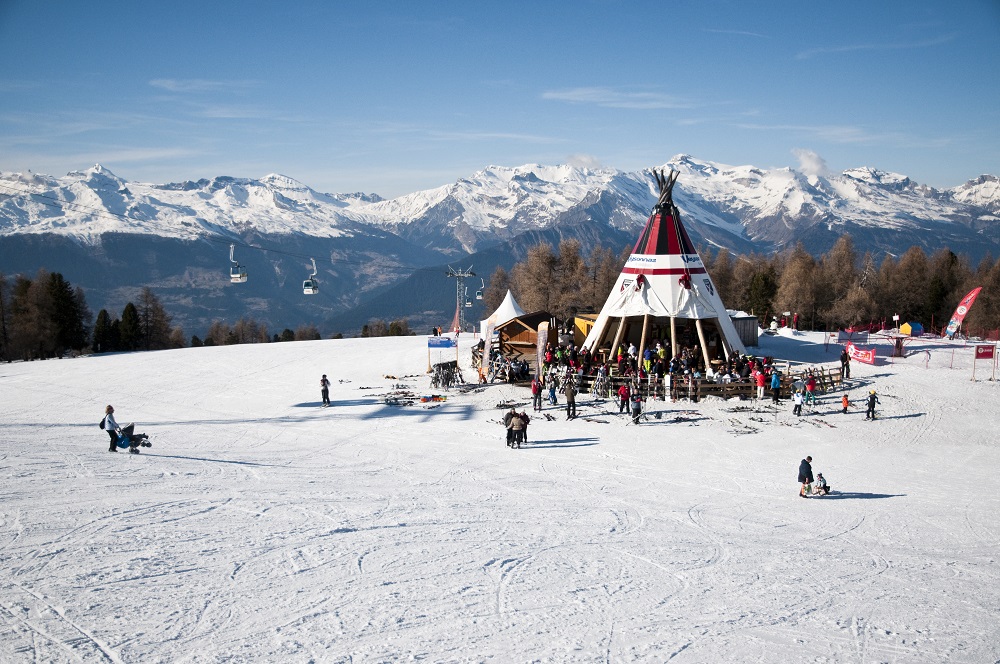 Veysonnaz gezellig skidorp in Zwitserland