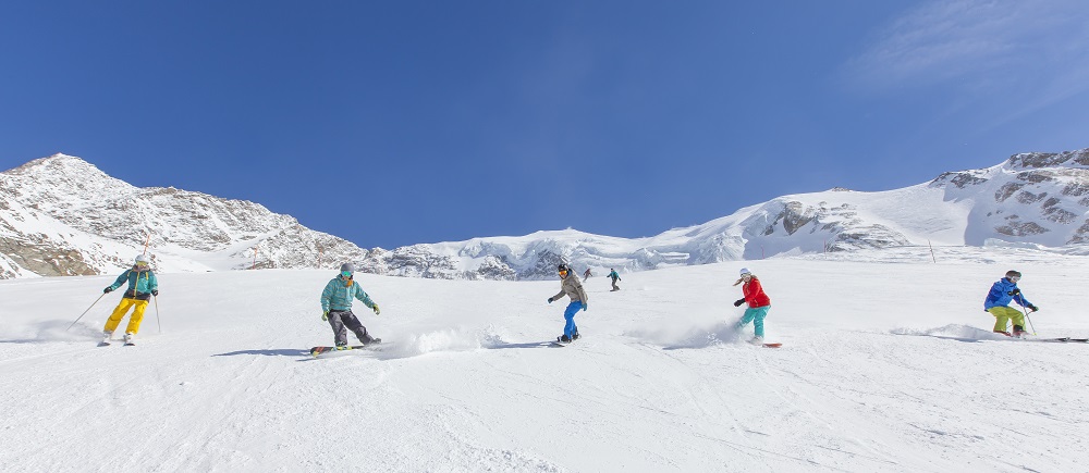 skigebied zwitserland saas fee
