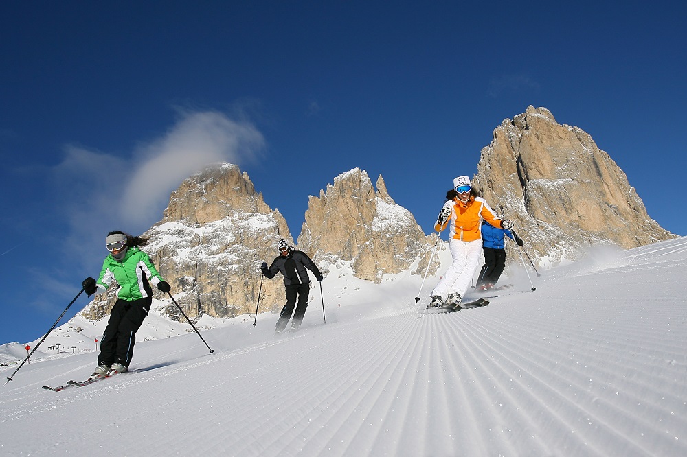 val di fassa skigebied italië skipistes