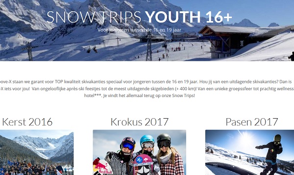 Groove-X wintersportvakanties voor jongeren