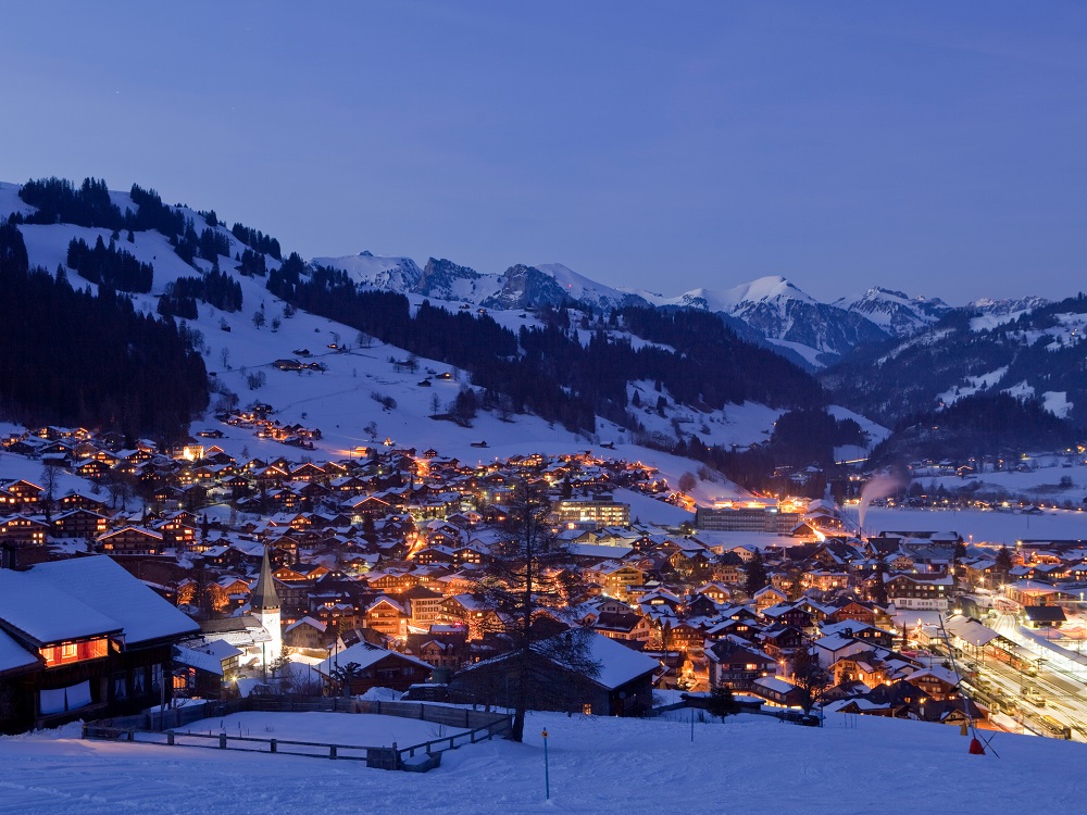skidorp Zweisimmen Zwitserland voor beginners en families