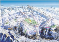 Pistekaart Alpe d'Huez