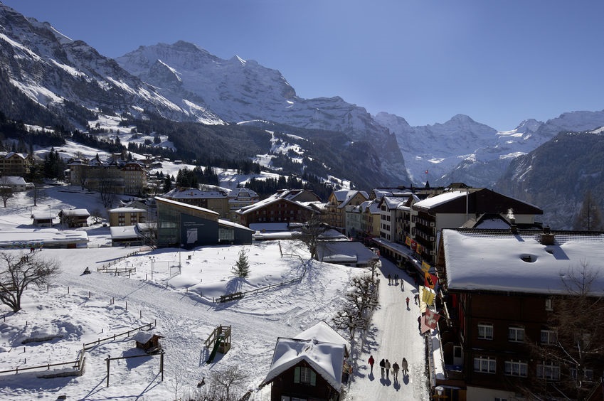 skidorp wengen jungfrau region skiresort