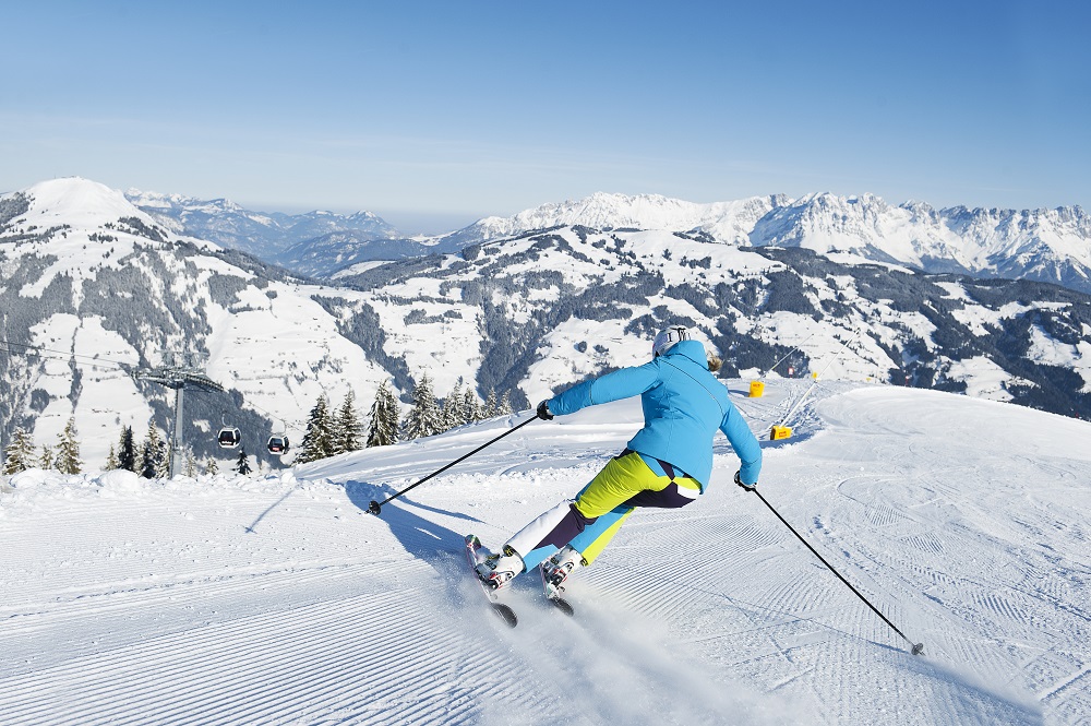 skigebied skipistes kitzbühel Kirchberg Oostenrijk