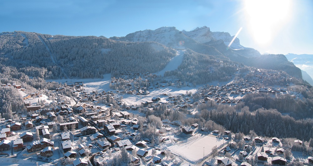 Les Carroz is een gezellig skidorp voor families in Le Grand MAssif