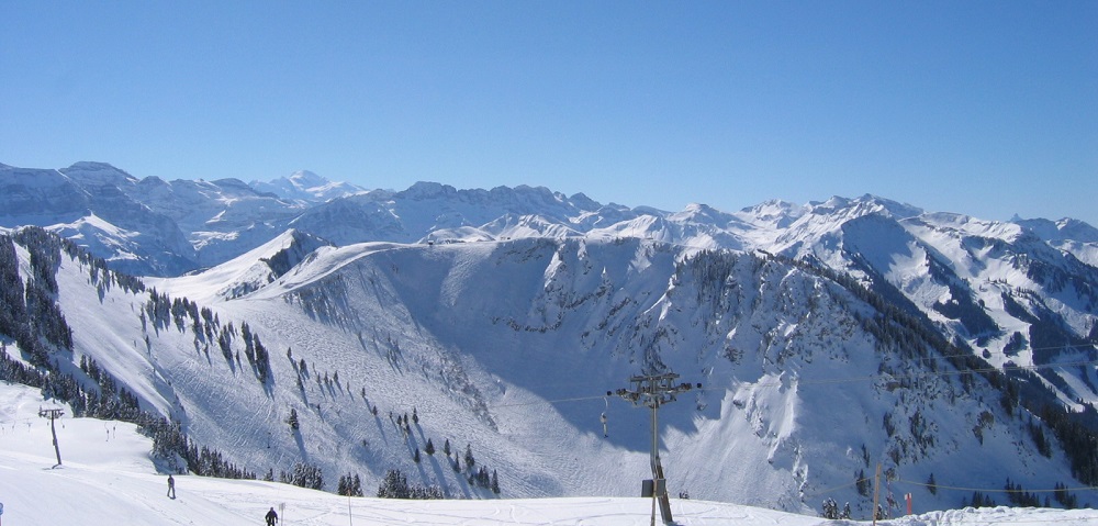 skiën in Les Portes de soleil - Mont Blanc