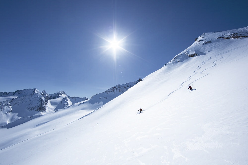 skigebied obergurgl hochgurgl in oostenrijk