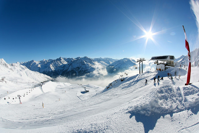 skivakantie in Sölden Gigijoch skigebied